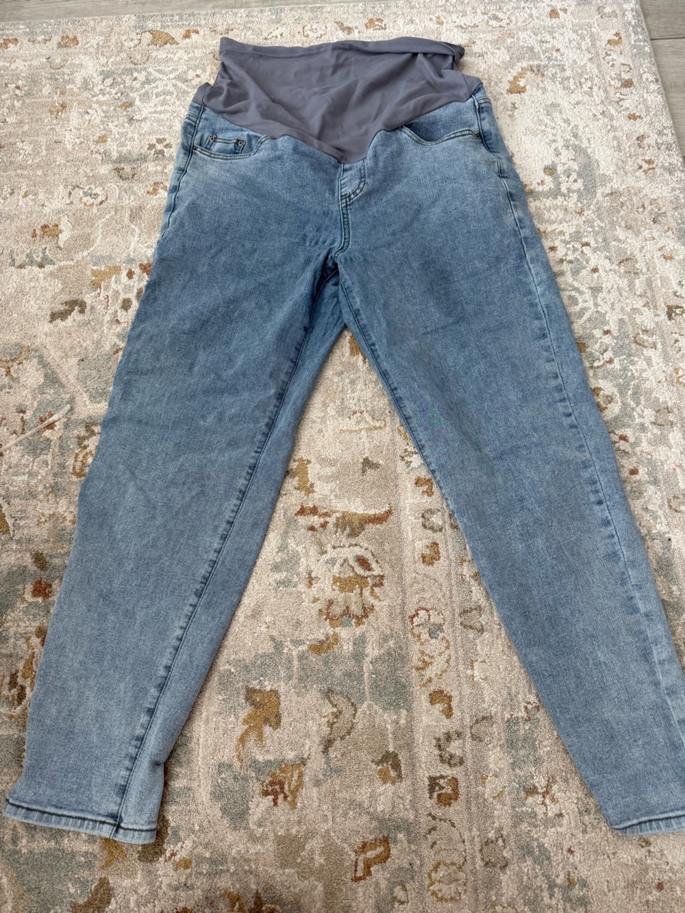 Classic Light Wash Denim Jeans